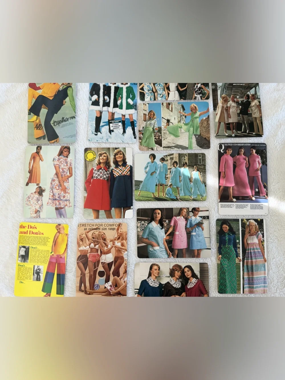Vintage 2001 Catalog Woman Mail-Order Fashion Foxes Postcard Lot - 21/30 Cards